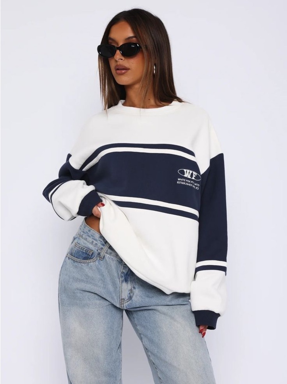 white fox sweater